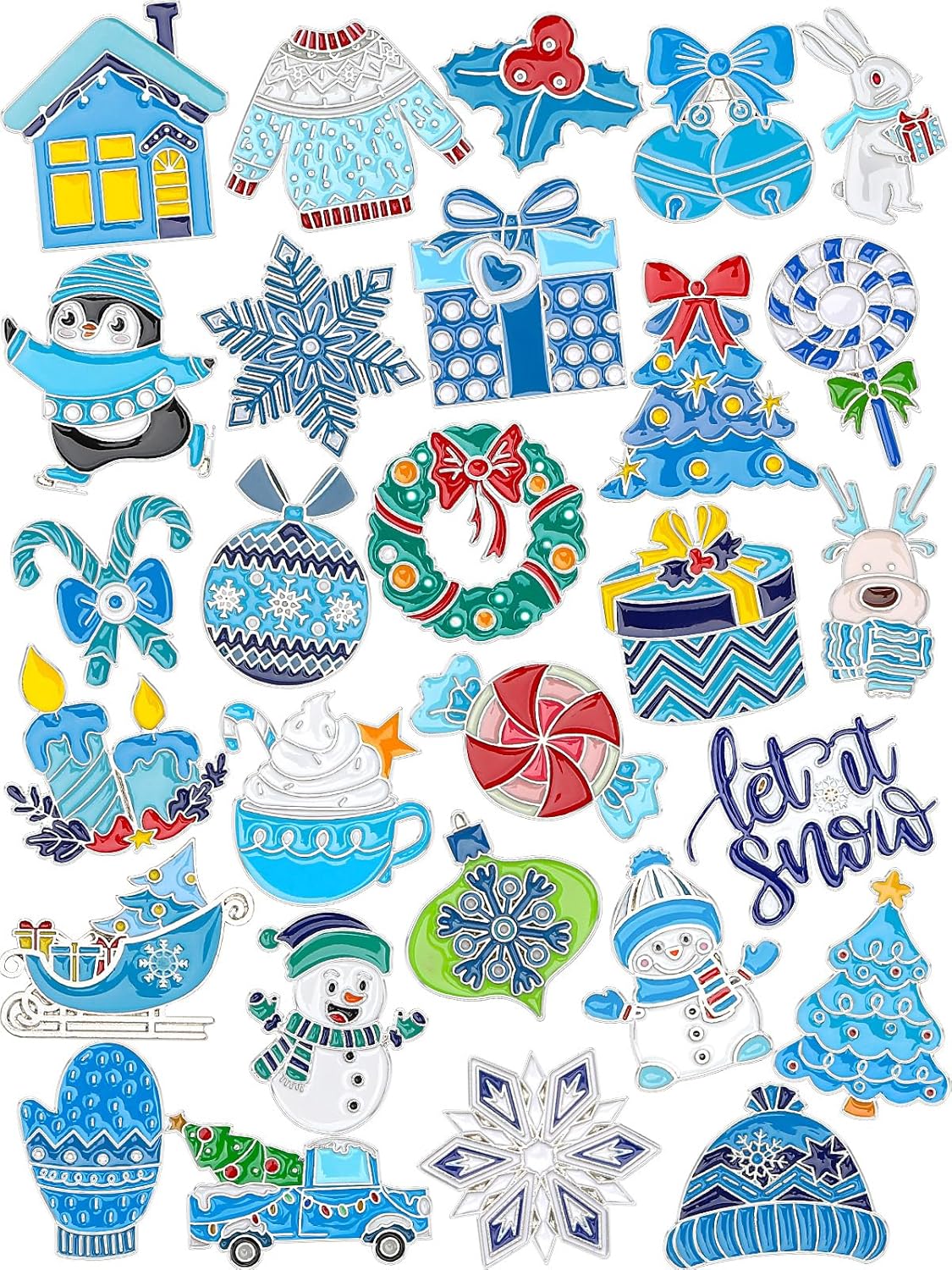 JUNEBRUSHS 28 pines esmaltados de animales, bonitos broches de animales del bosque, elefante, panda, tigre, jirafa, para decoración de fiestas, intercambio, regalo, mochilas, ropa, bolsas, sombreros y accesorios