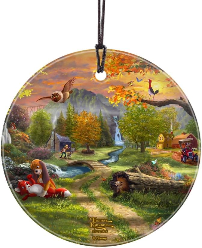 Disney - 101 Dálmatas – 3.5 pulgadas Starfire Prints colgante accesorio de impresión de vidrio – Ideal para regalar y coleccionar | Hanging glass print | Bedroom or office display | Disney fan gift