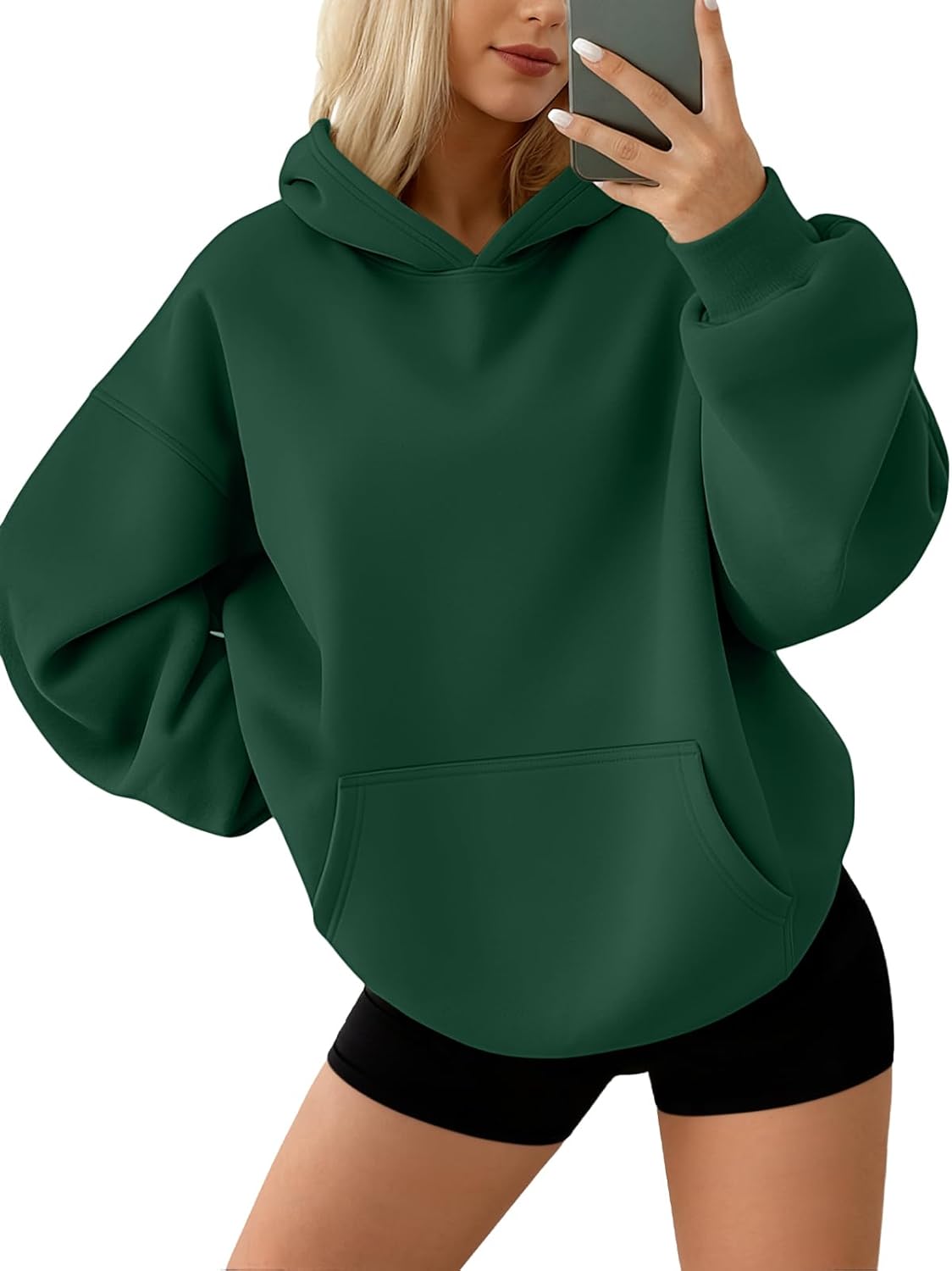 AUTOMET Sudaderas con capucha de forro polar de gran tamaño para mujer, ropa de otoño | Trajes de moda 2026 Suéteres casuales Ropa de invierno Y2k con bolsillos