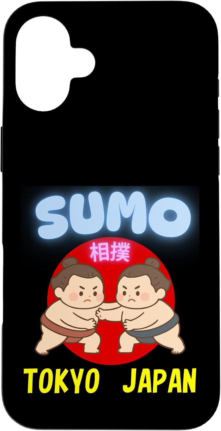 かわいい 相撲 日本 東京 お土産 カワイイスタイル デザイン スマホケース iPhone 14 Plus 用