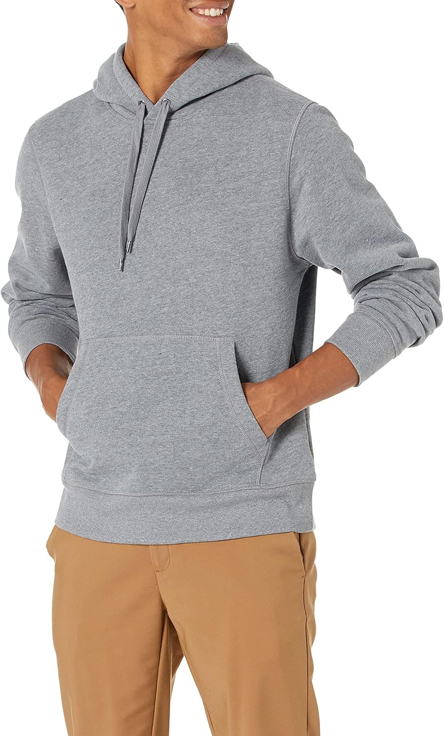 Essentials Sudadera de vellón con capucha para hombre (disponible en tallas para hombres grandes y altos)