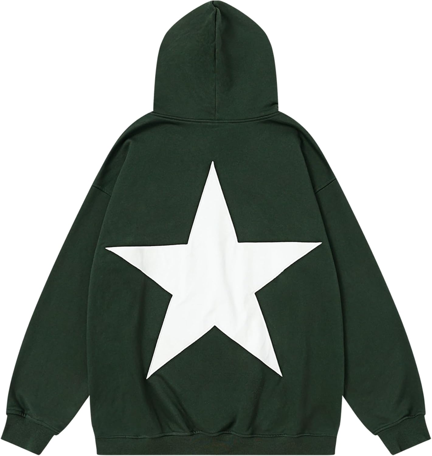Aelfric Eden Sudaderas con capucha de estrellas Y2k de gran tamaño con estampado gráfico estilo 90s con cuello redondo de manga larga sudaderas con capucha estilo Pullover