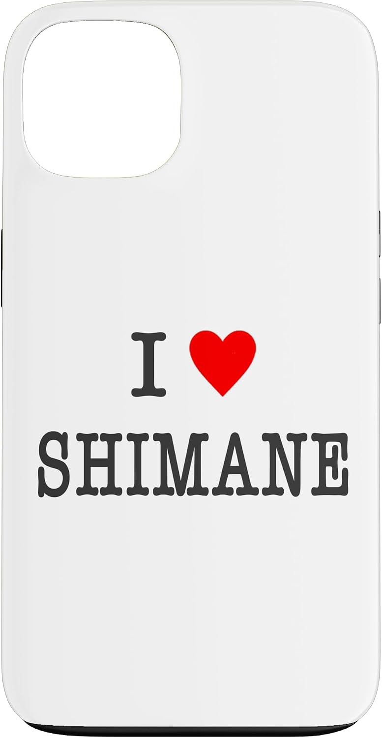 アイラブ・SHIMANE 島根（I Love ハート）【47都道府県】JIMO-T ジモティ お土産 プレゼント 面白 スマホケース iPhone 15 Plus 用