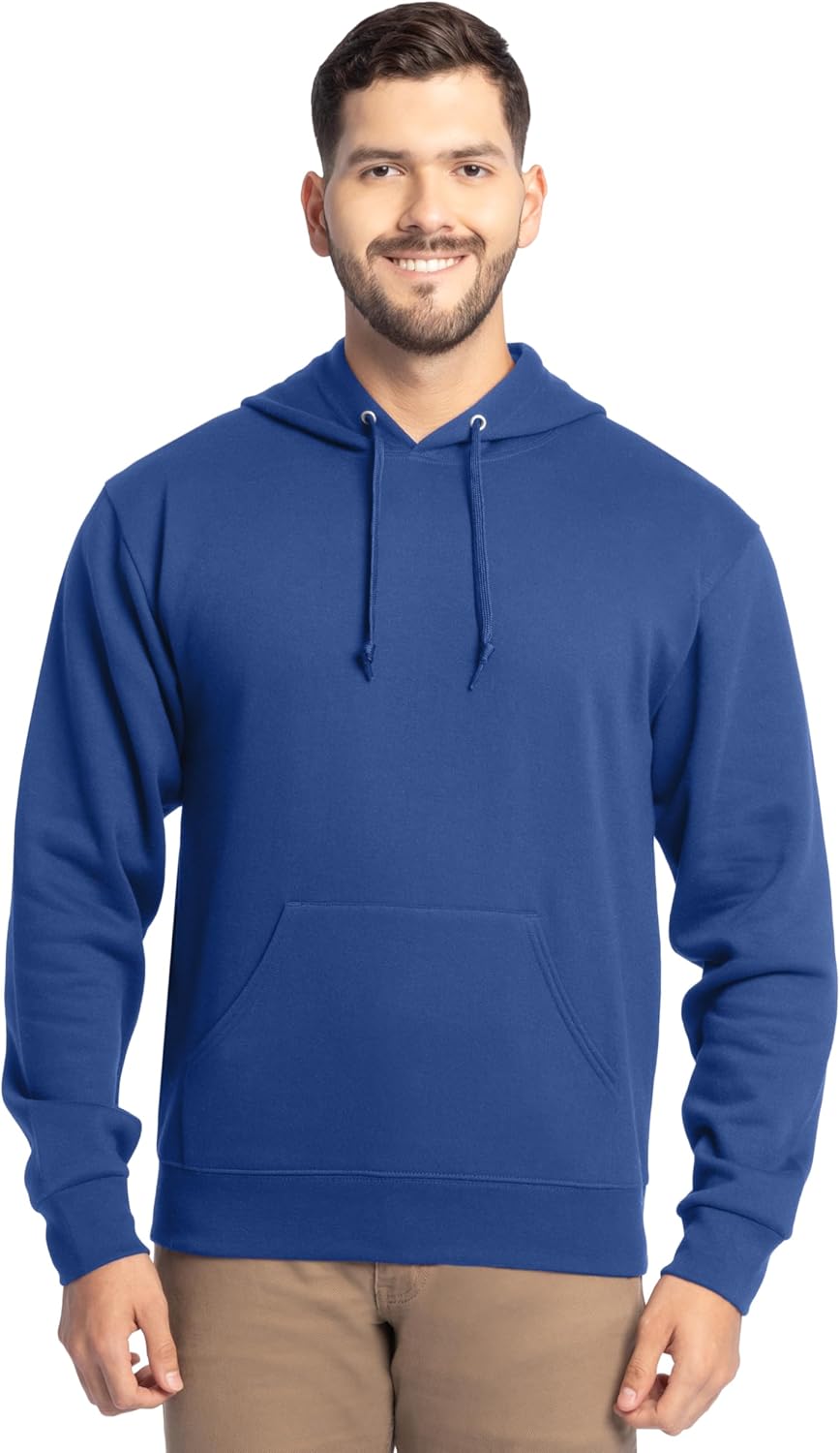 Fruit of the Loom Men's Eversoft Fleece Pullover Hooded Sweatshirt, Moisture Wicking & Breathable