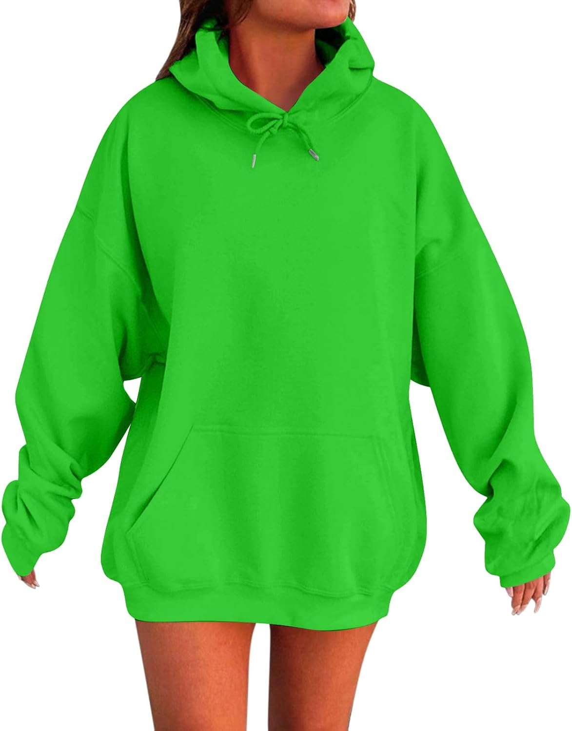 Sudaderas con capucha de gran tamaño para mujer, chaquetas de invierno 2026, ropa Y2K, lindas sudaderas con cuello redondo, sudaderas de moda