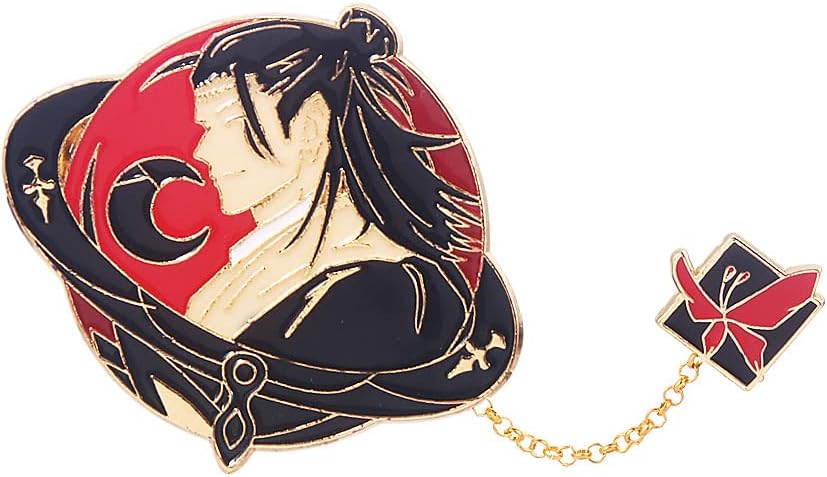 JJK Satoru Broche - Pines de esmalte de figuras de anime Satoru - Regalos divertidos para amantes del anime