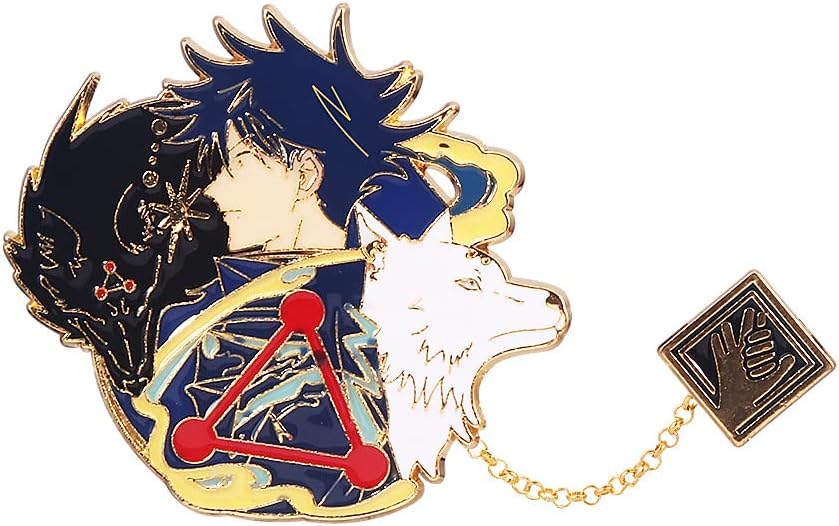 JJK Satoru Broche - Pines de esmalte de figuras de anime Satoru - Regalos divertidos para amantes del anime
