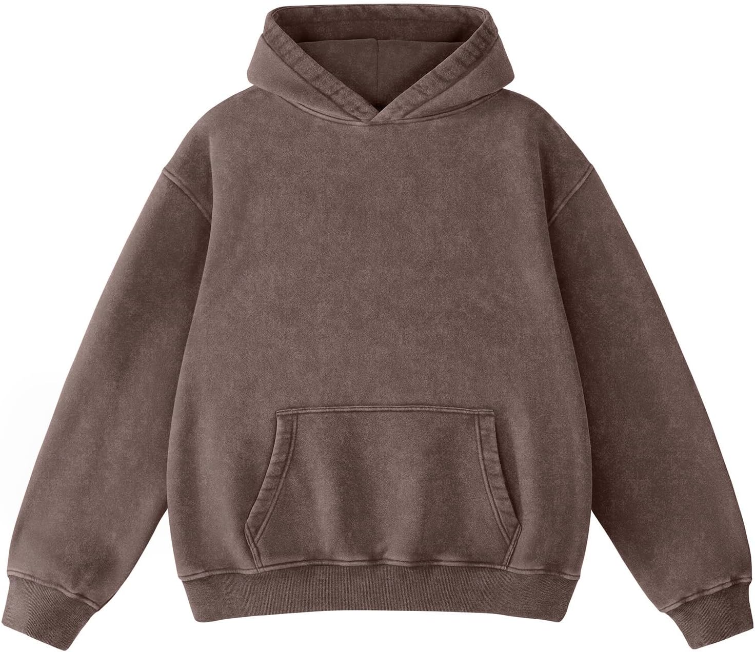 Dnzzs Sudadera con lavado ácido para mujer, sudadera con capucha de manga larga, sudaderas con capucha de gran tamaño de moda para mujer, sudaderas vintage y sudaderas pesadas