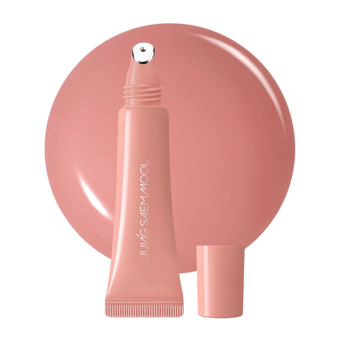 JUNG SAEM MOOL LIP-PRESSION - Brillo de labios de metal | Brillo labial tintado hidratante con un aplicador de metal de precisión higiénico e ingredientes infundidos en suero, brillo de labios coreano (rosa doze)