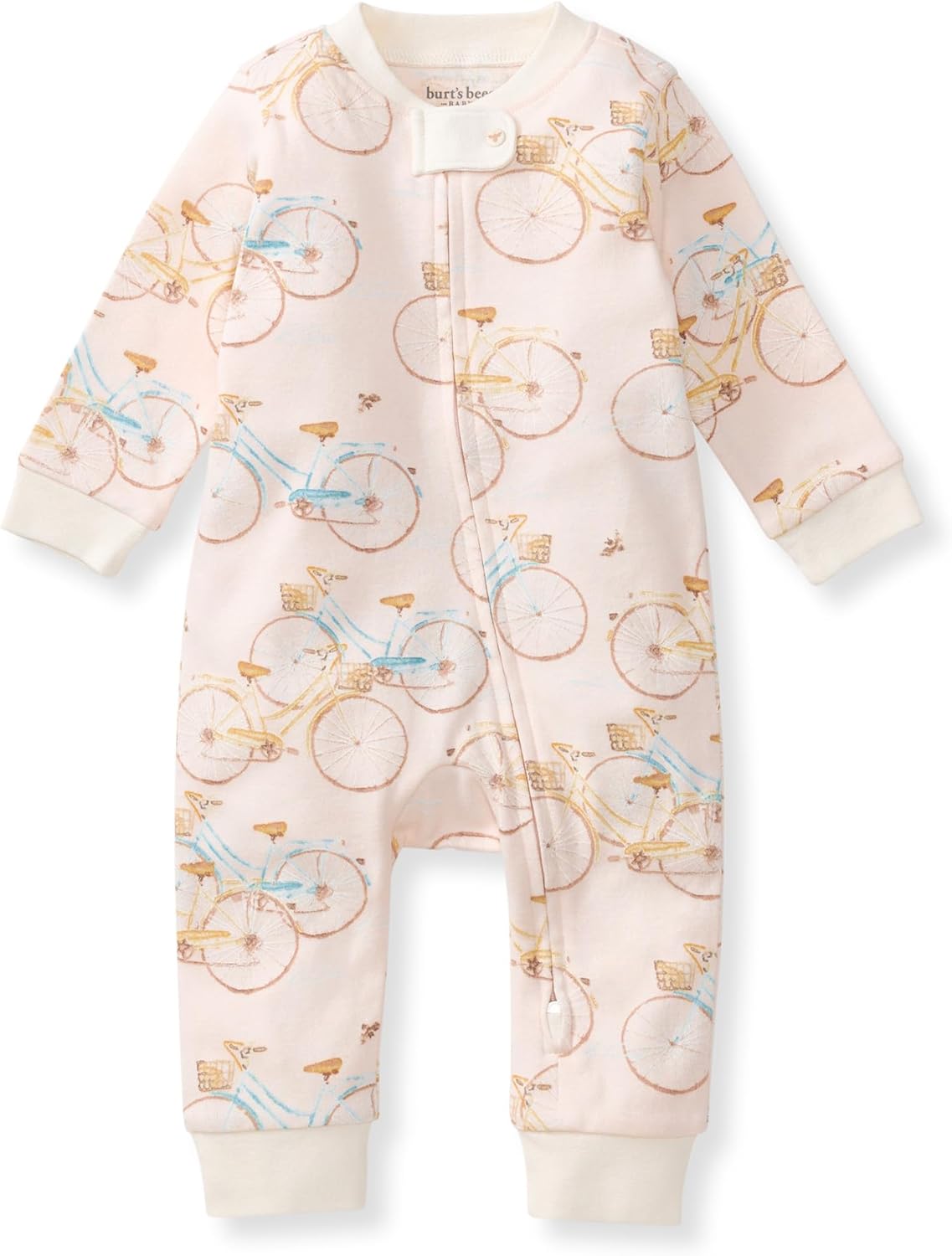 Burt's Bees Baby Pijama unisex para dormir y jugar, pijama de una pieza con cremallera sin pies | Soft organic cotton footed sleep & play features a loose, relaxed fit and 2-way zipper for easy nighttime changes