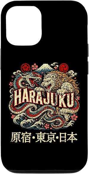 原宿 東京 日本 本格 漢字 旅行 お土産 スマホケース iPhone 13 Pro Max 用