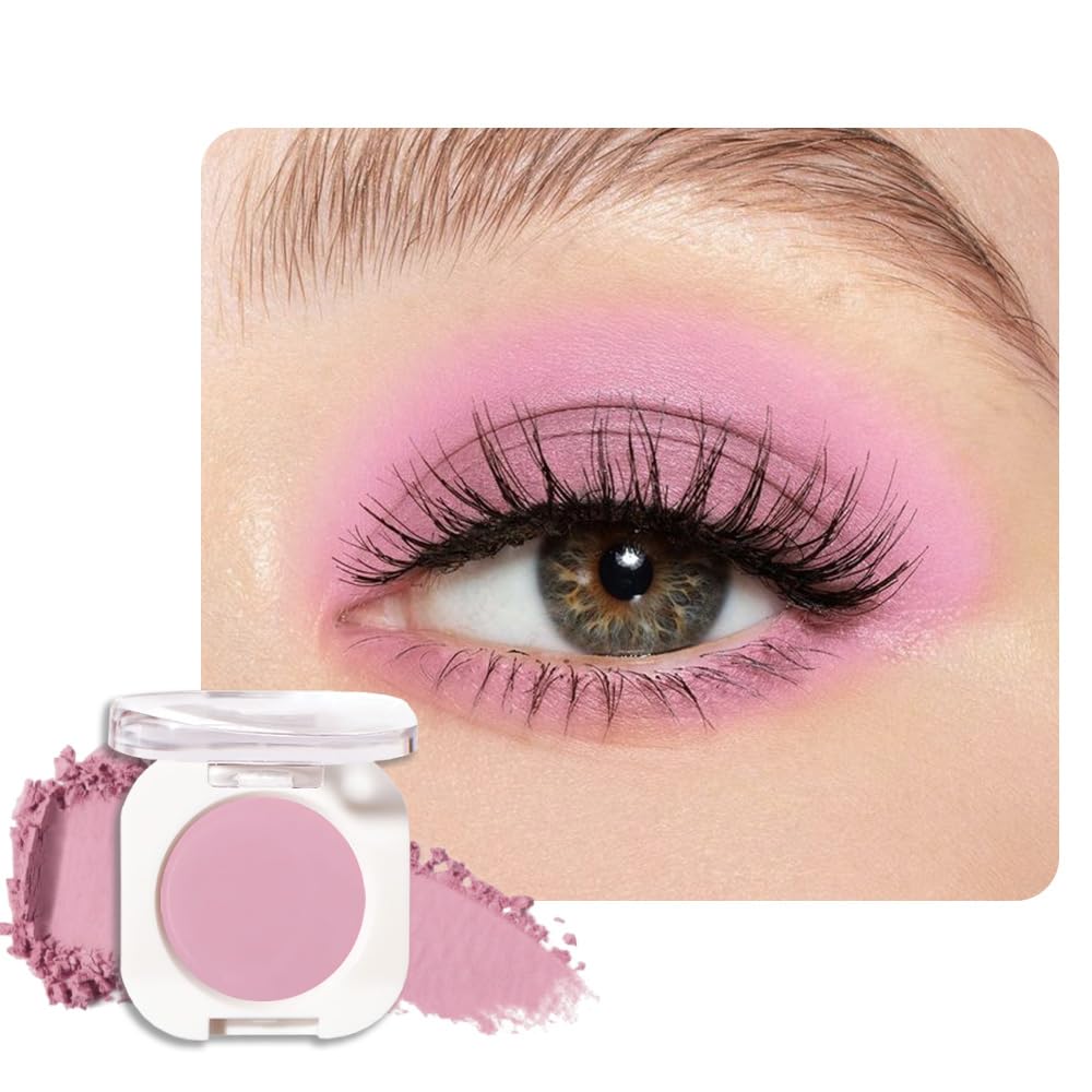 FeiCuiYun - Paleta de sombra de ojos mate monocromática, sombra de ojos verde bosque mate para mujeres mayores, mini sombra de ojos prensada pigmentada impermeable, vegana, con talco, libre de