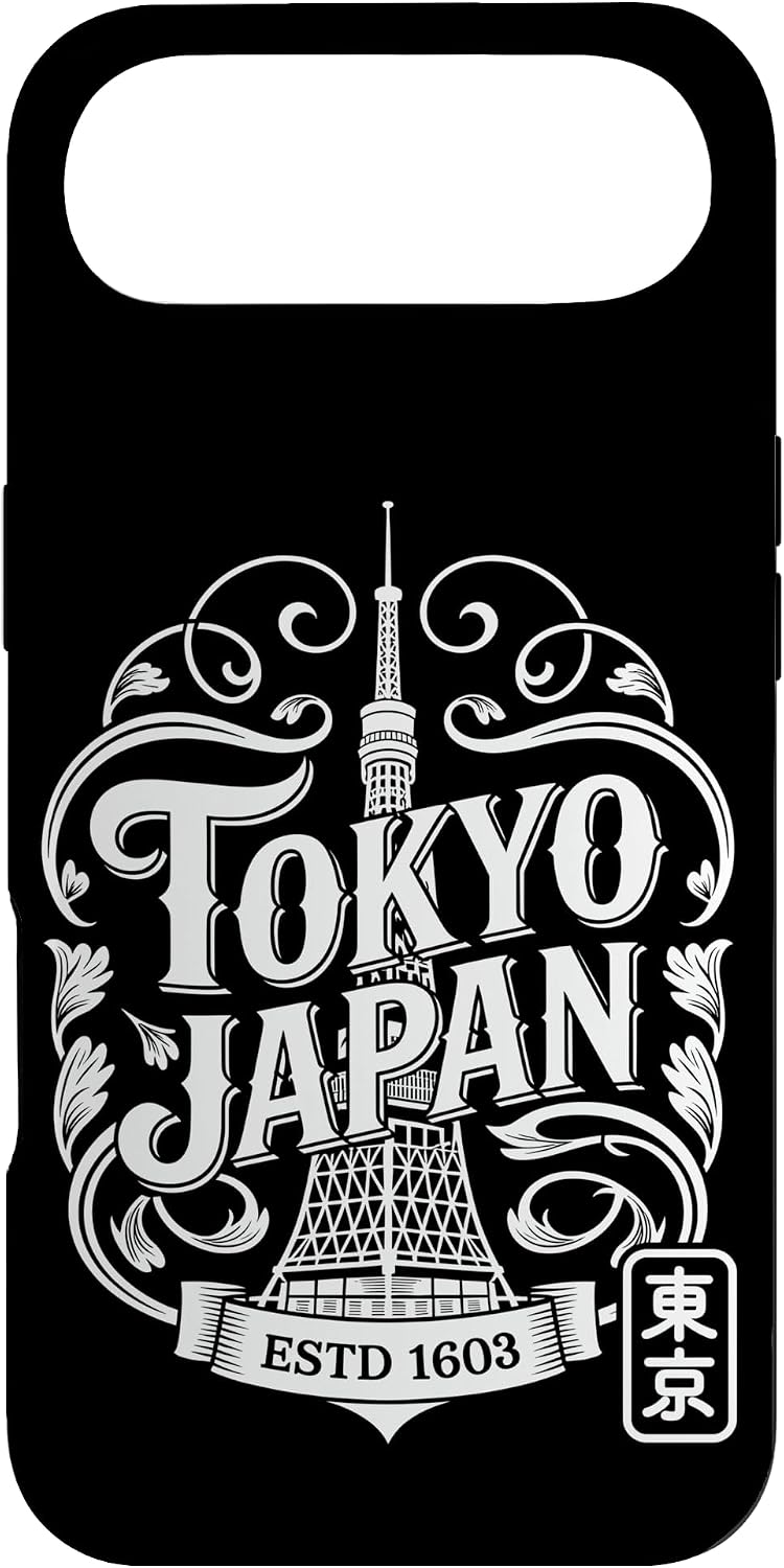 東京タワージャパン ヴィンテージ 旅行 アニメ 漢字 お土産 スマホケース iPhone 17 用