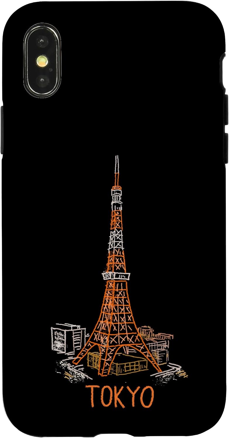 Tokyo Tower Japan Travel Souvenir City Landmark Gift Smartphone Case for iPhone 15 Plus