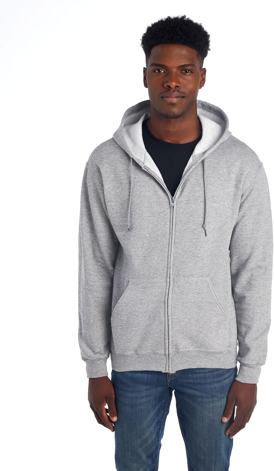 Jerzees Sudaderas con capucha y sudaderas de forro polar NuBlend para hombre, mezcla de algodón, tallas S-3X
