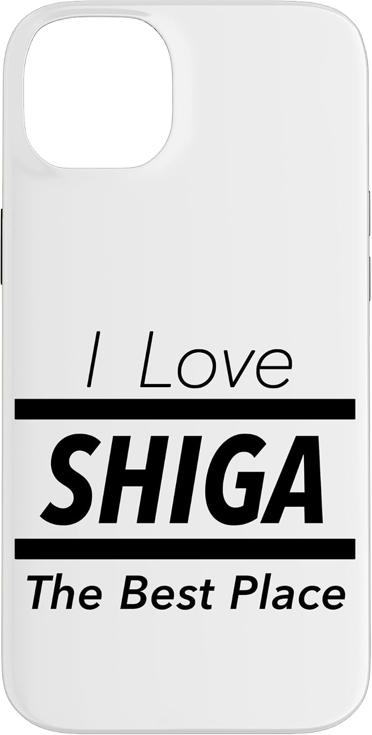 アイラブ・SHIGA 滋賀（I Love）JIMO-T【47都道府県】JIMO-T ジモティ プレゼント お土産 面白い スマホケース iPhone 13 用