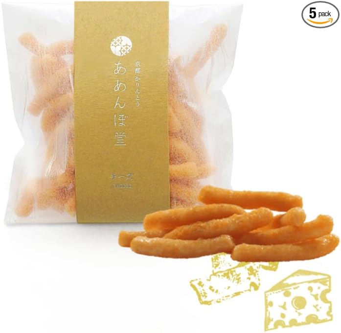 Kyoto Specialty: Amenbodo Popular Classic Assorted Karinto 6 Bags (Vegetable/Sweet Potato/Okinawa Black Sugar/Salted Caramel/Wasabi/Cheese) Kyoto Famous Confectionery, Souvenir, Gift, Hand-Delivered