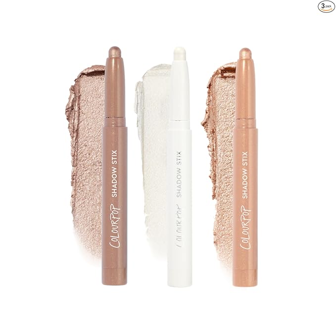 ColourPop Shadow Stix - Sombra de ojos en barra crema con color de larga duración - Maquillaje en crema multiusos con un sacapuntas integrado y punta precisa para una fácil aplicación - Socialite