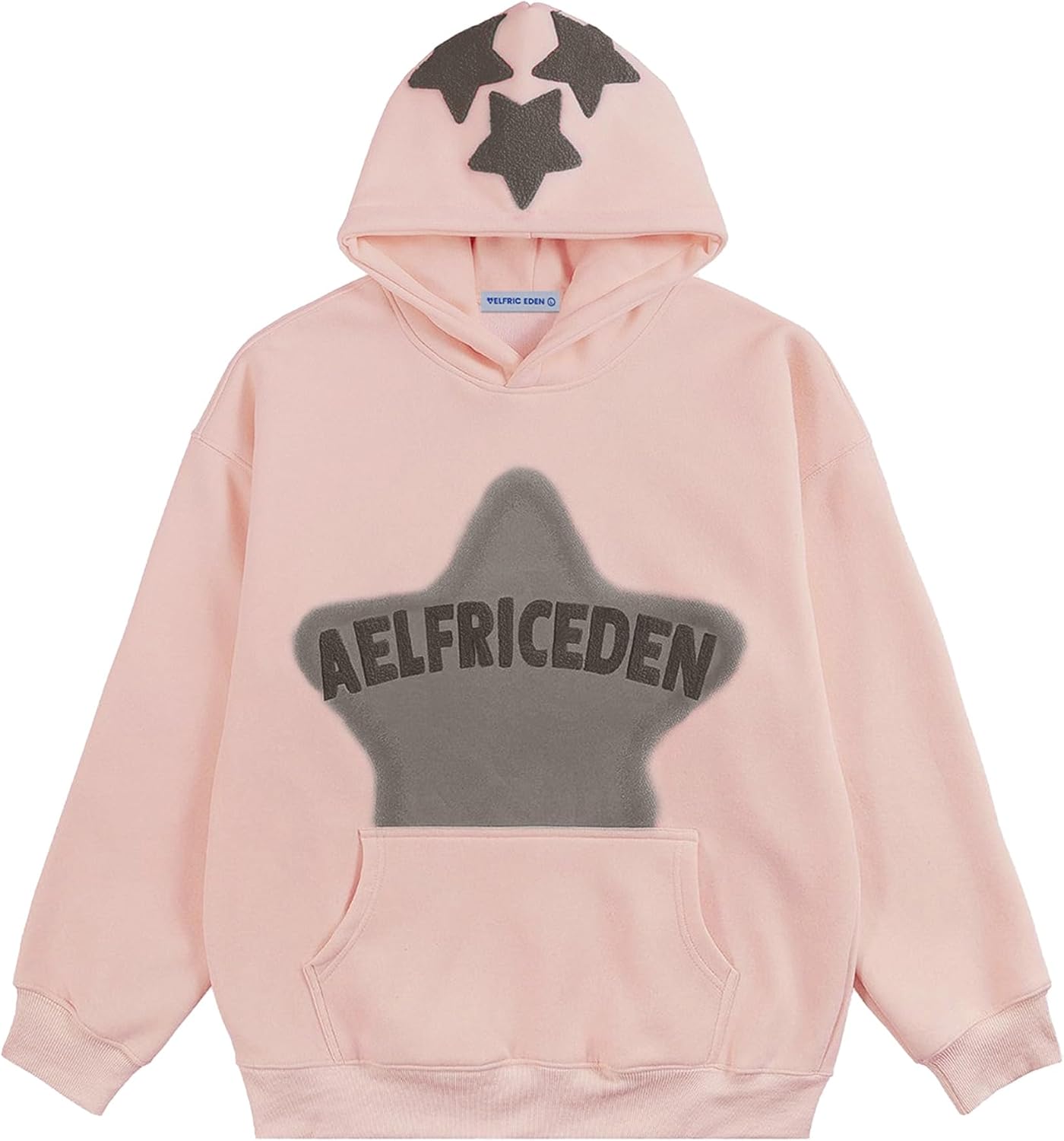 Aelfric Eden Sudaderas con capucha gráficas para hombre Y2K, sudadera con capucha impresa, sudadera casual de gran tamaño, manga larga, estilo vintage, ropa de calle, pulóver