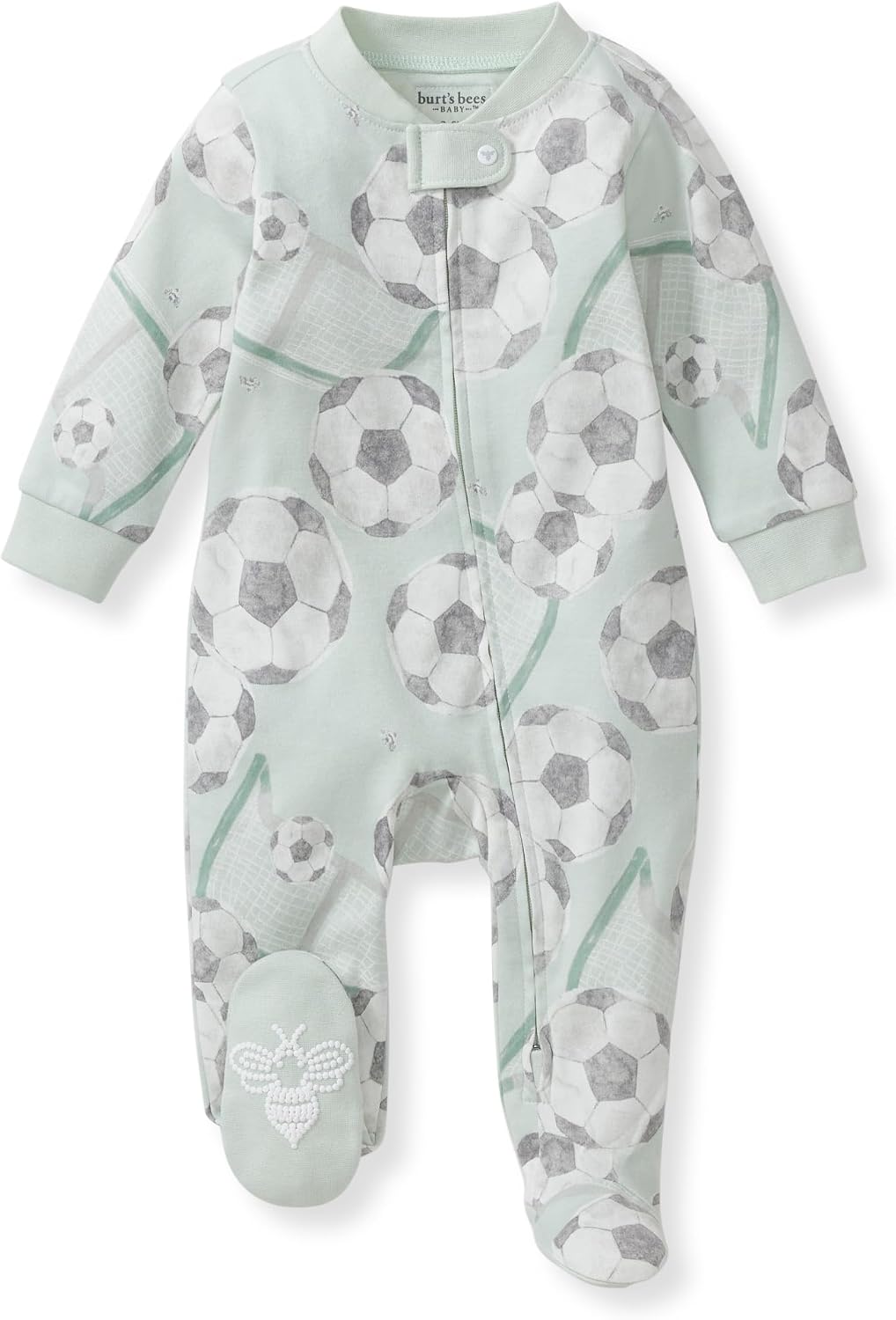 Burt's Bees Baby Pijama con pies de algodón orgánico para niños