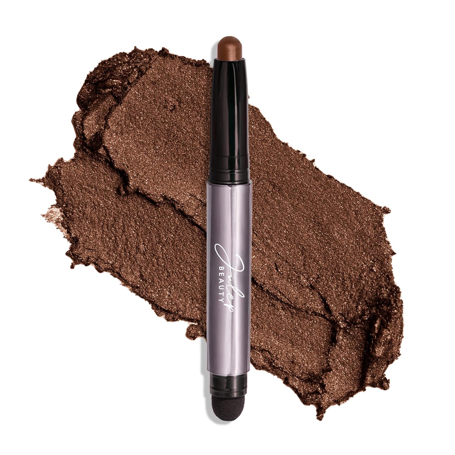Julep Eyeshadow 101 Cream-to-Powder Waterproof Eyeshadow Stick – Smoky Amethyst Shimmer – Long-Lasting, Buildable, Crease-Proof, Cruelty Free, Shimmer Finish with Built-In Smudger