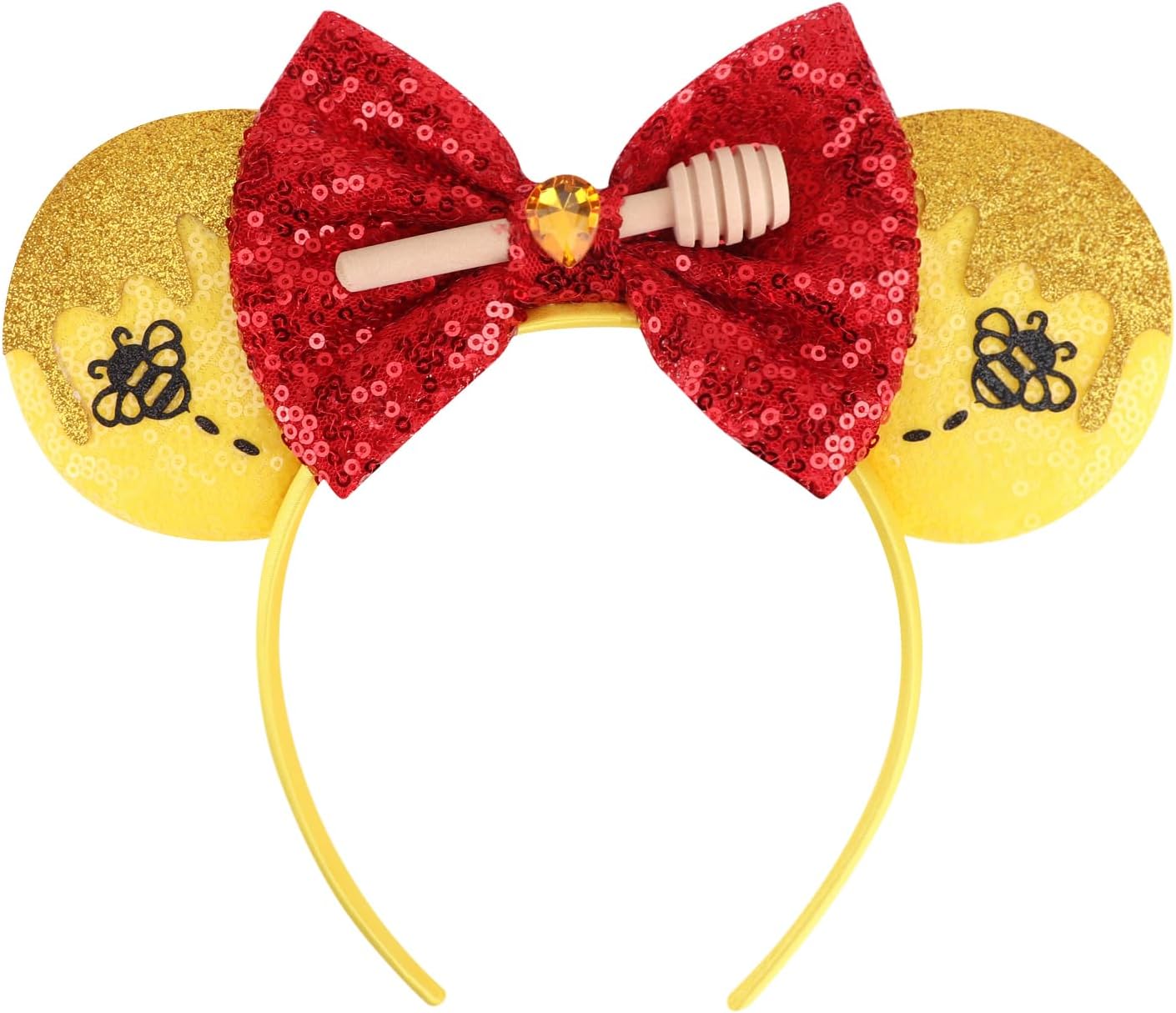 DRESHOW Mouse Ears Bow Sequins Party Decoration Cosplay Costume for Girls and Women