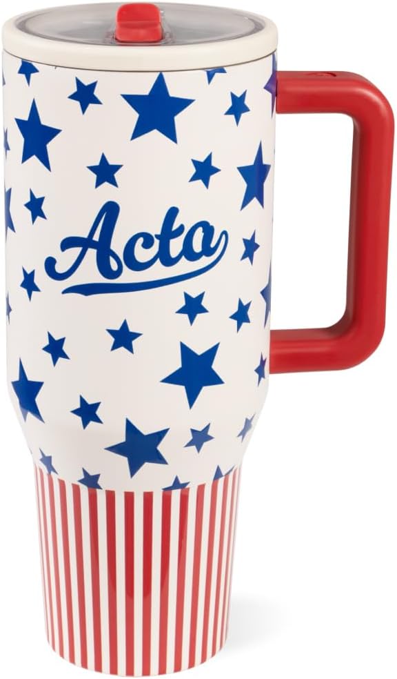 HydroJug Traveler - Botella de agua 32 oz con asa y pajilla abatible, apto para soporte para vasos, resistente a fugas, reutilizable, aislado, acero inoxidable y base de goma, unisex, rosado arena