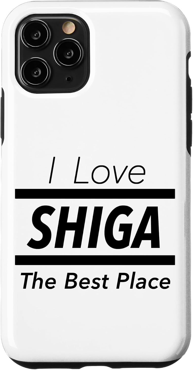 アイラブ・SHIGA 滋賀（I Love）JIMO-T【47都道府県】JIMO-T ジモティ プレゼント お土産 面白い スマホケース iPhone 13 用