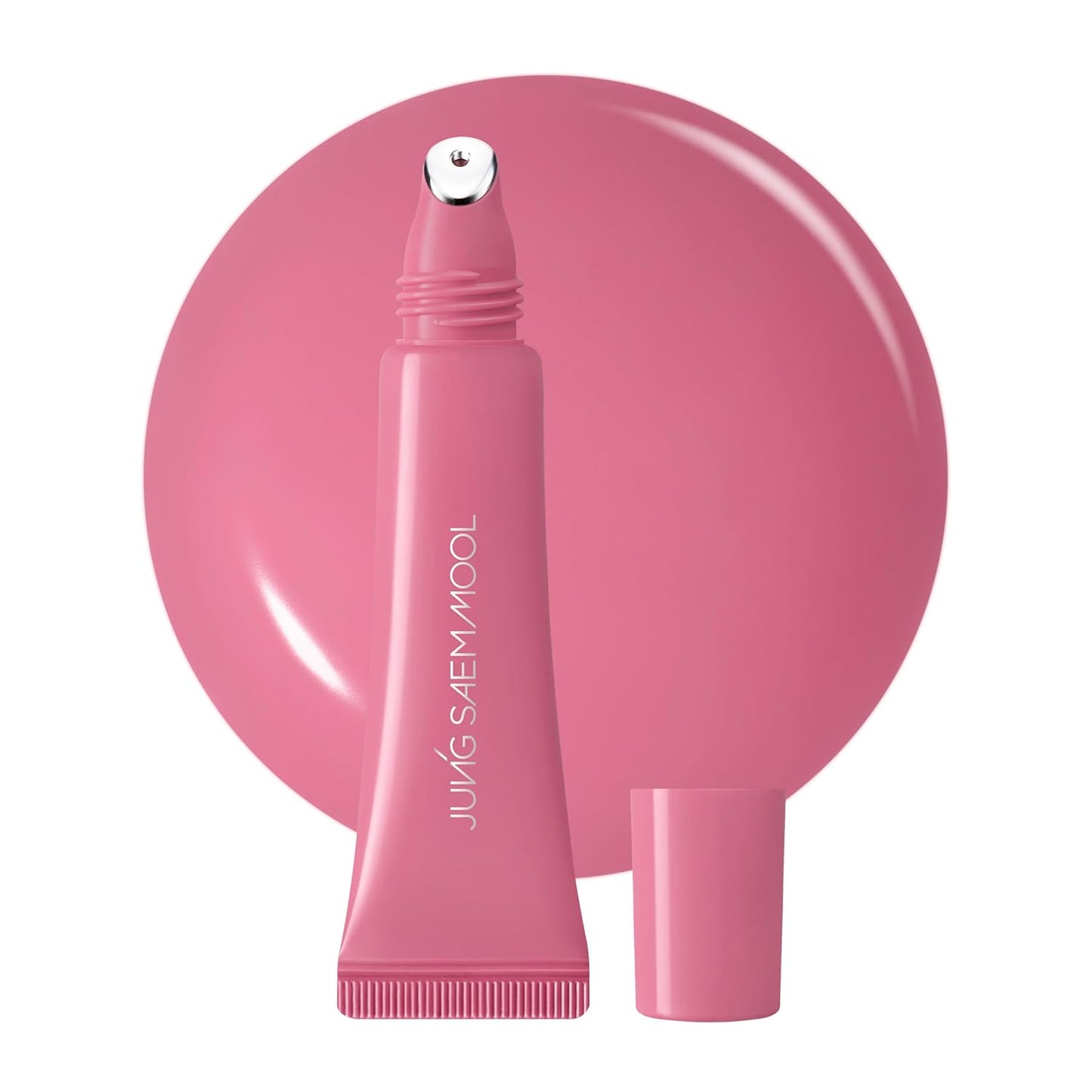 JUNG SAEM MOOL LIP-PRESSION - Brillo de labios de metal | Brillo labial tintado hidratante con un aplicador de metal de precisión higiénico e ingredientes infundidos en suero, brillo de labios coreano (rosa doze)