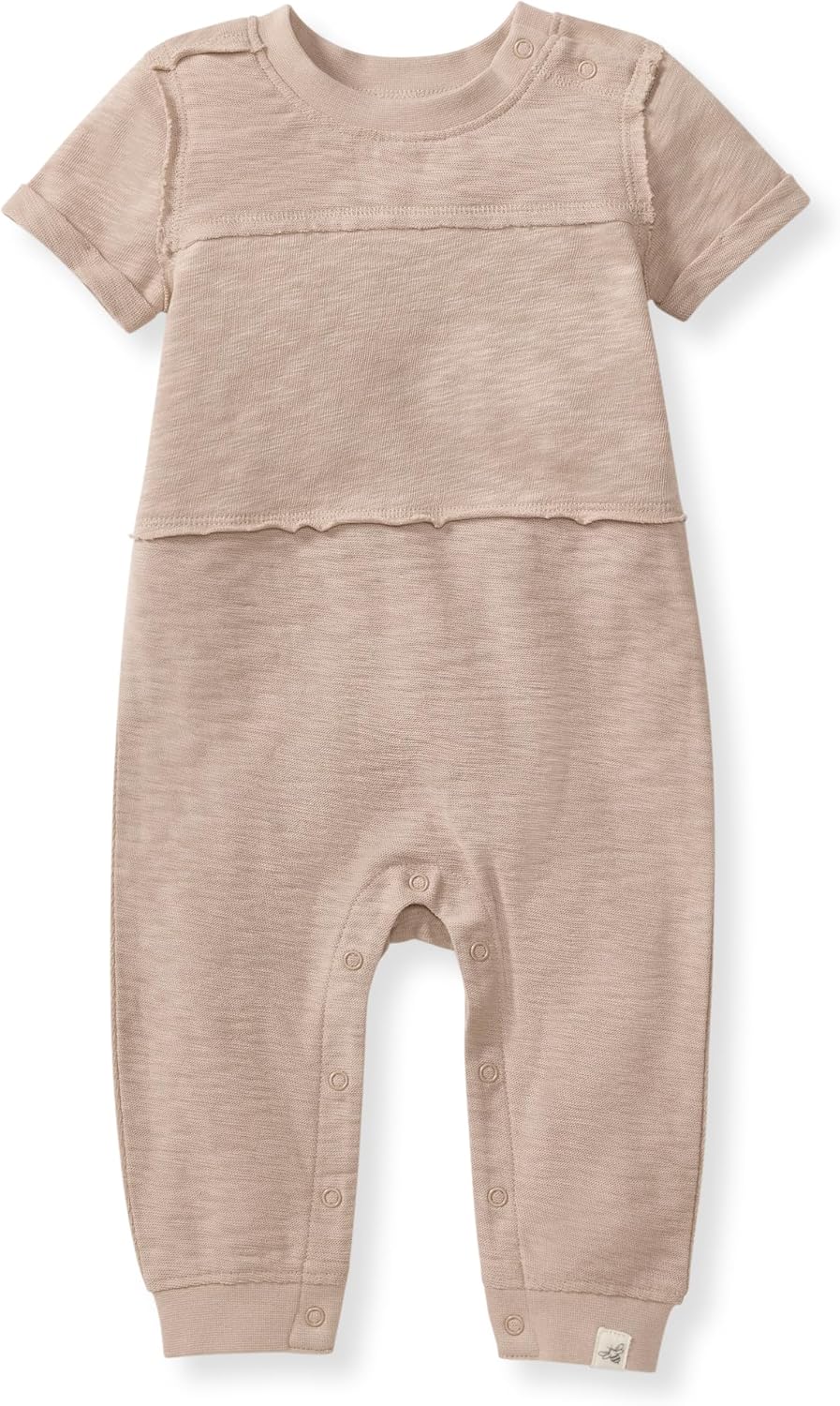 Burt's Bees Baby - Mameluco para bebés niñas, 100% algodón orgánico, overol de una pieza