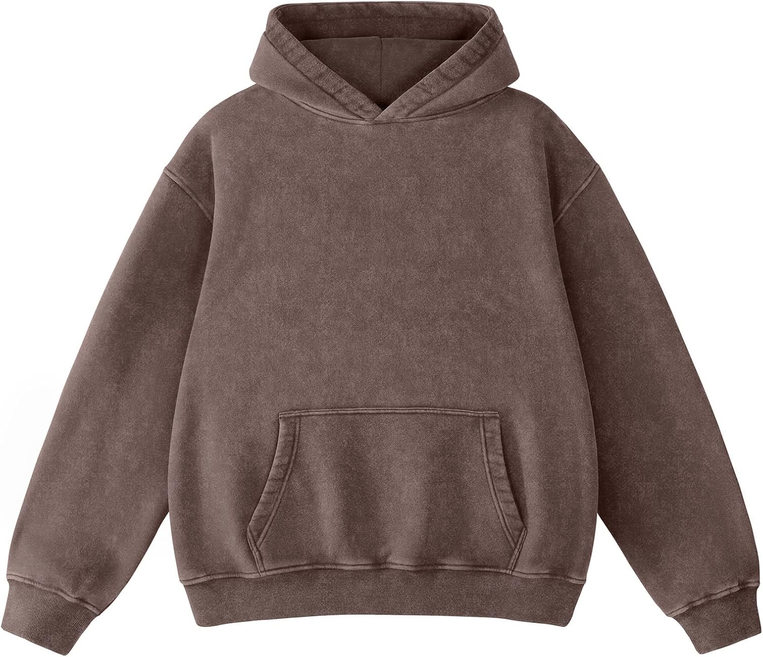 Hatant Sudaderas con capucha de gran tamaño para hombres y parejas, sudaderas con capucha pesadas vintage para hombre, suéteres de lavado ácido, ropa 2026