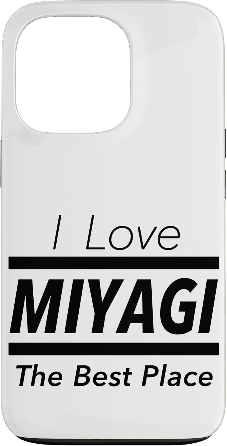 アイラブ・MIYAGI 宮城（I Love）JIMO-T【47都道府県】ジモティ プレゼント お土産 かっこいい 面白い スマホケース iPhone 16 用