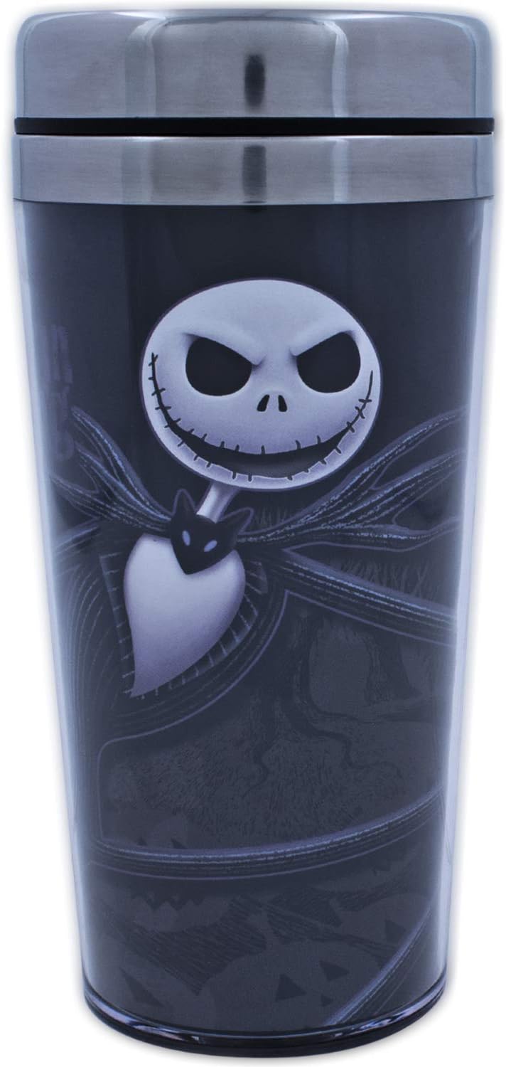 Silver Buffalo Disney Vintage Mickey Mouse Since 1928 - Vaso de viaje de doble pared con tapa de cierre deslizante, 20 onzas