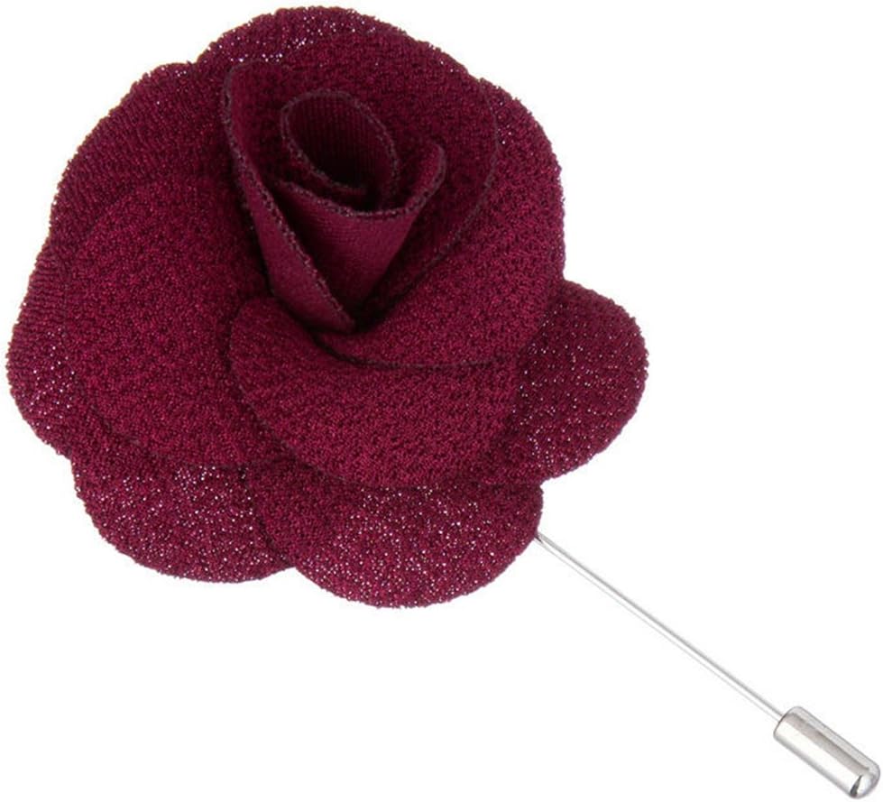 Flairs New York Esenciales del Caballero Premium Broche de Solapa de Flor Hecho a Mano