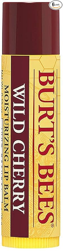 Burt's Bees Bálsamo labial de cera de abejas, hidratante labial con cera de abejas de origen responsable, sin tinte, tratamiento labial acondicionador natural, 1 tubo, 0.15 onzas.