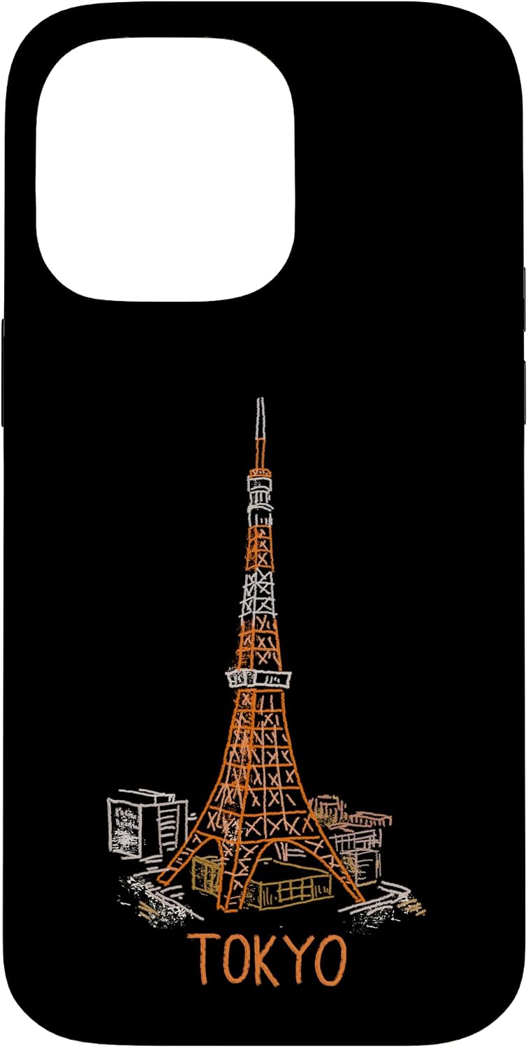 Tokyo Tower Japan Travel Souvenir City Landmark Gift Smartphone Case for iPhone 15 Plus