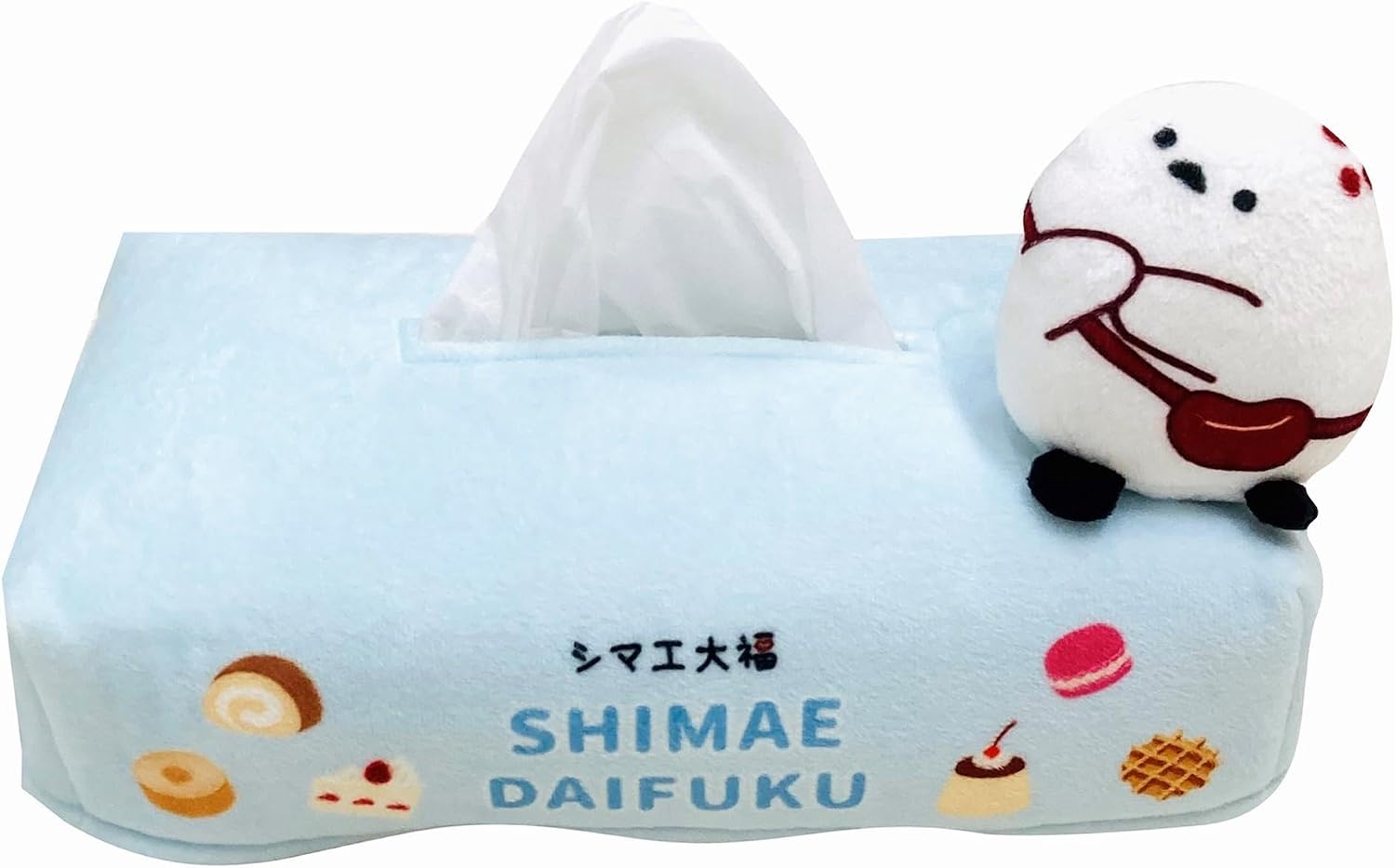 Moripilo Morista 427473 Tissue Case, Stylish, Tabletop with Mirror, Half Tissue Storage (Sanrio, Chromi, Pink), 5.5 x 5.5 x 7.1 inches (14 x 14 x 18 cm)