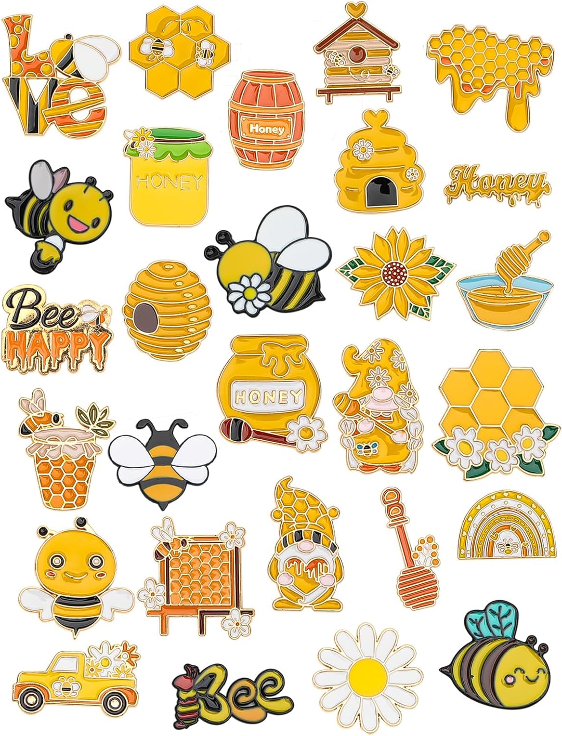 JUNEBRUSHS 28 pines esmaltados de animales, bonitos broches de animales del bosque, elefante, panda, tigre, jirafa, para decoración de fiestas, intercambio, regalo, mochilas, ropa, bolsas, sombreros y accesorios