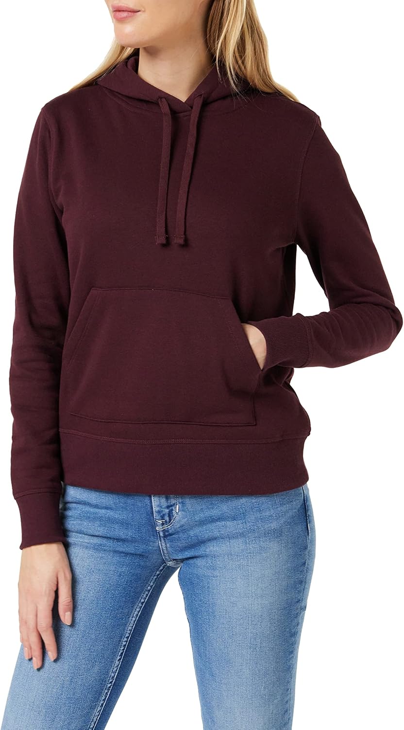 Essentials Sudadera con capucha, de vellón, para mujer