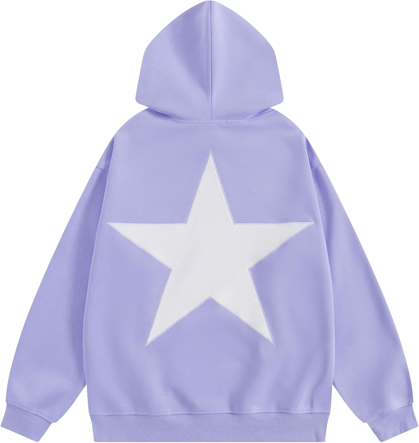 Aelfric Eden Sudaderas con capucha de estrellas Y2k de gran tamaño con estampado gráfico estilo 90s con cuello redondo de manga larga sudaderas con capucha estilo Pullover
