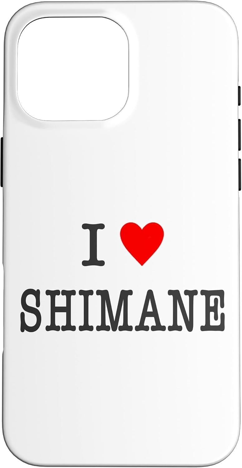 アイラブ・SHIMANE 島根（I Love ハート）【47都道府県】JIMO-T ジモティ お土産 プレゼント 面白 スマホケース iPhone 15 Plus 用