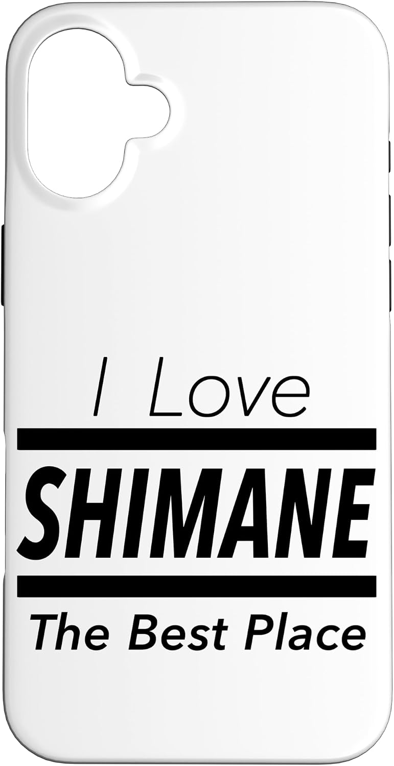 iPhone 14 I Love Shimane (I Love) JIMO-T [47 Prefectures] Jimoti Local Love Goods Travel Souvenir Funny Smartphone Case