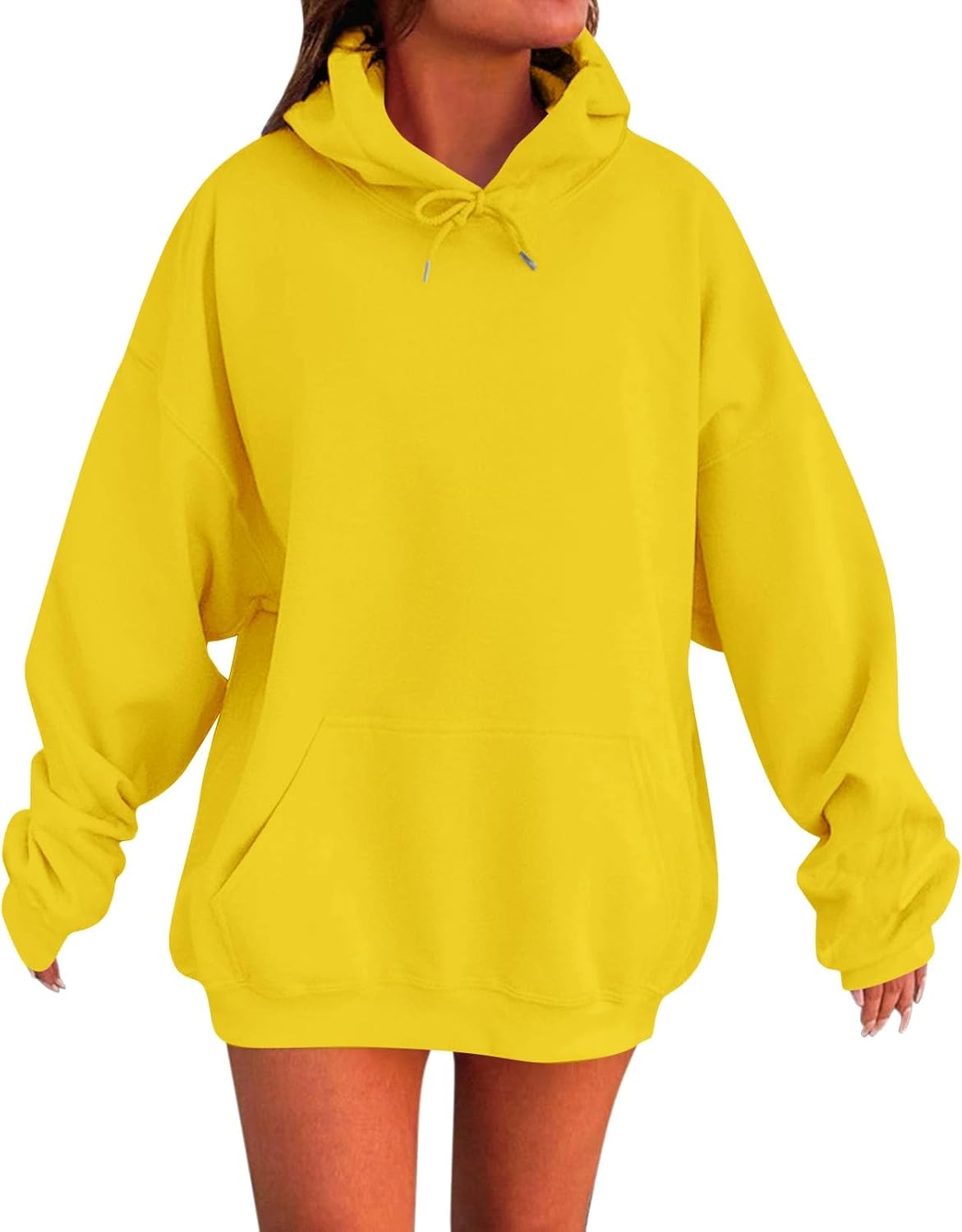 Sudaderas con capucha de gran tamaño para mujer, chaquetas de invierno 2026, ropa Y2K, lindas sudaderas con cuello redondo, sudaderas de moda