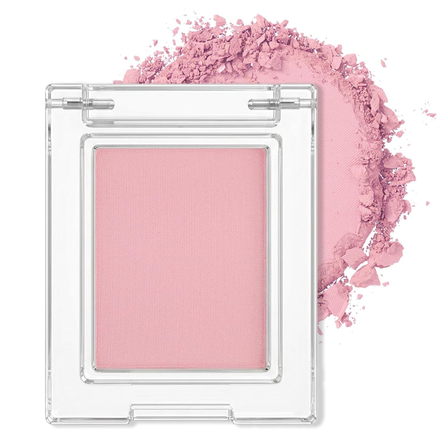 Erinde Paleta de sombra de ojos mate marrón individual, sombra de ojos de terciopelo maquillaje natural compacto en polvo, maquillaje de ojos de larga duración, ultra mezclable, color pigmentado