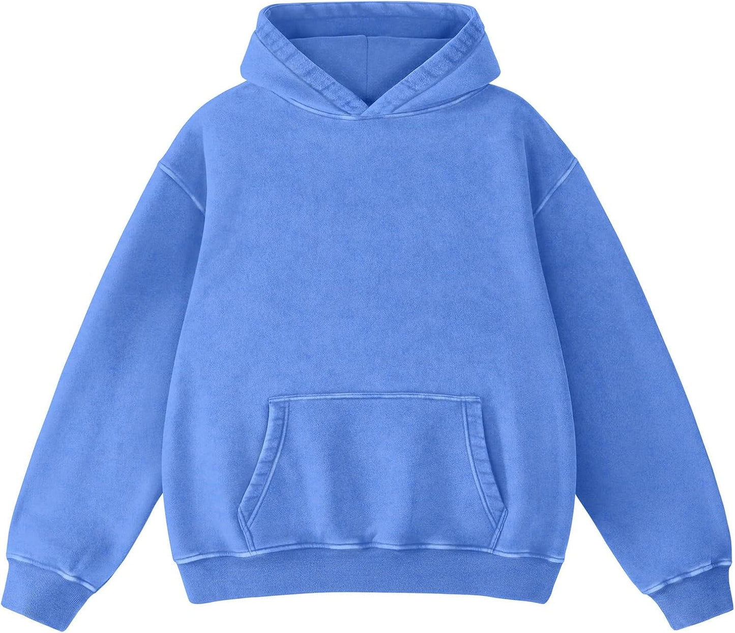 Hatant Sudaderas con capucha de gran tamaño para hombres y parejas, sudaderas con capucha pesadas vintage para hombre, suéteres de lavado ácido, ropa 2026
