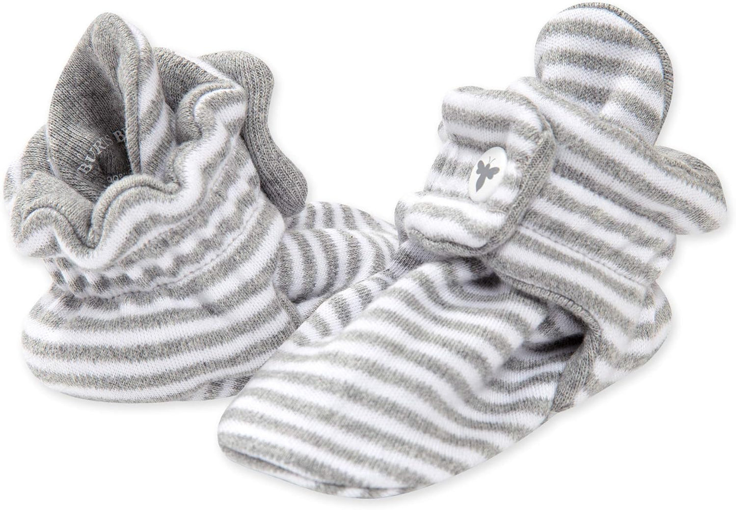 Burt's Bees Baby Botines ajustables para bebé, 100% algodón orgánico, botas fáciles de poner y quitar, ajuste cómodo, esencial para bebé