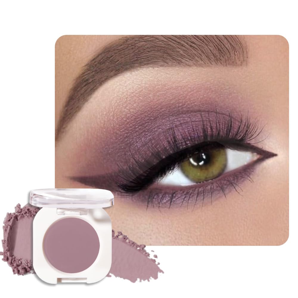 Sombra de Ojos Soltera con Destello de Champán, Sombra de Ojos Mini Liviana y Mezclable para Mujeres Mayores, Paleta de Maquillaje de Sombra de Ojos Monocromática Pigmentada Impermeable