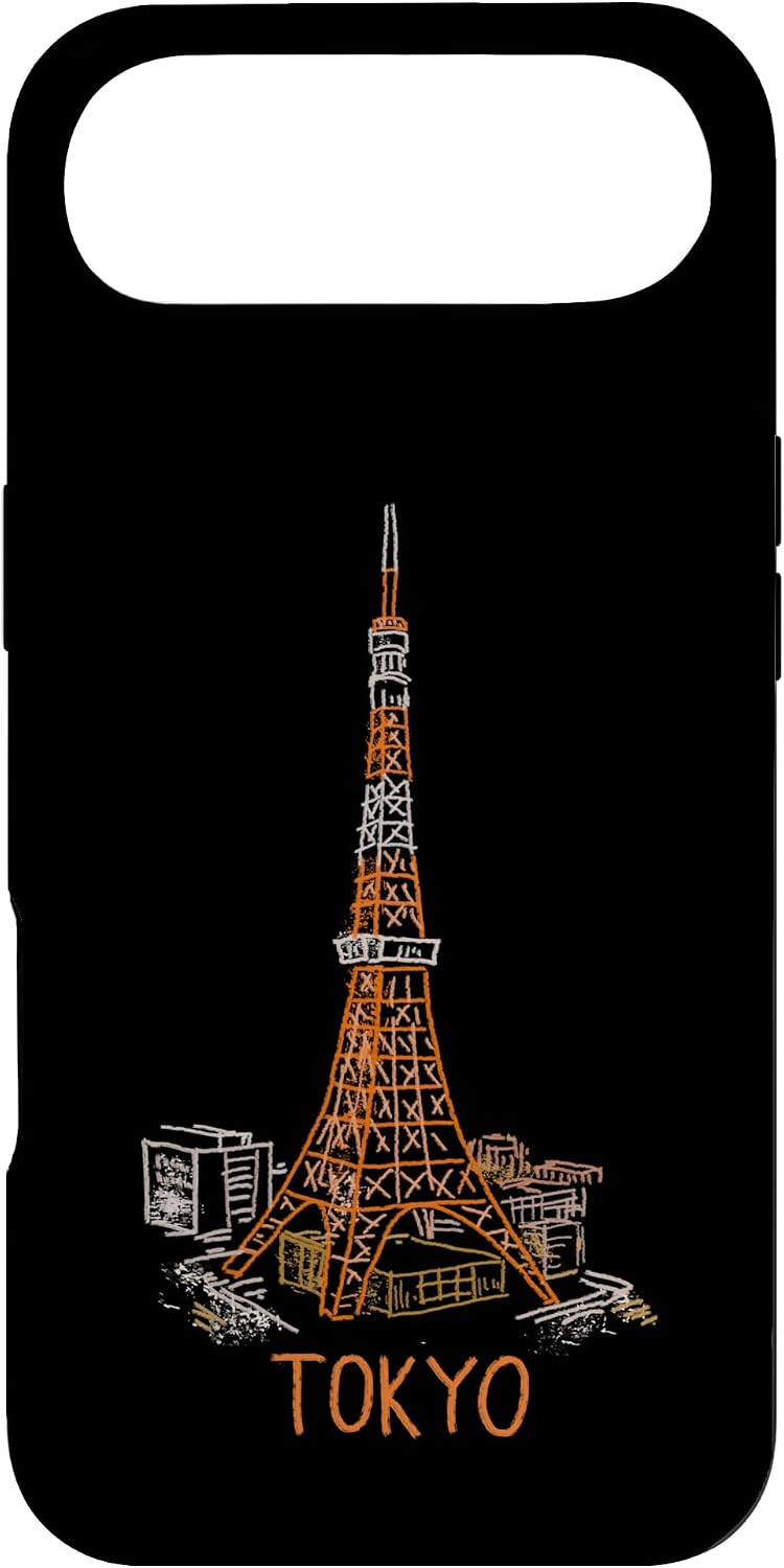 Tokyo Tower Japan Travel Souvenir City Landmark Gift Smartphone Case for iPhone 15 Plus