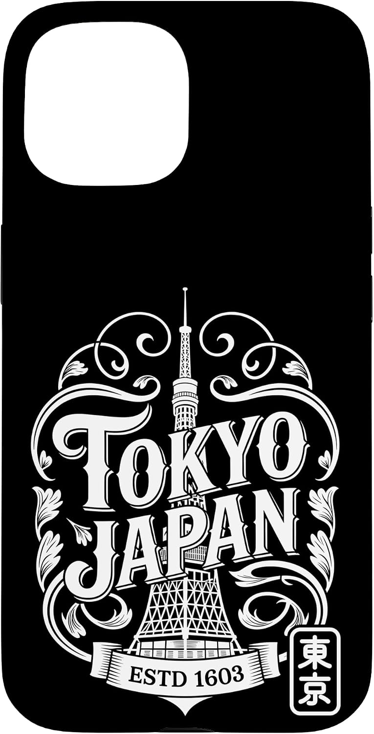 東京タワージャパン ヴィンテージ 旅行 アニメ 漢字 お土産 スマホケース iPhone 17 用