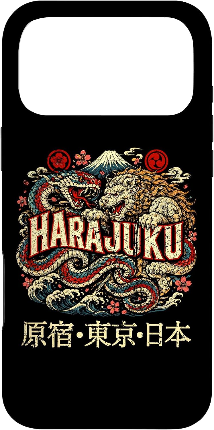 原宿 東京 日本 本格 漢字 旅行 お土産 スマホケース iPhone 13 Pro Max 用